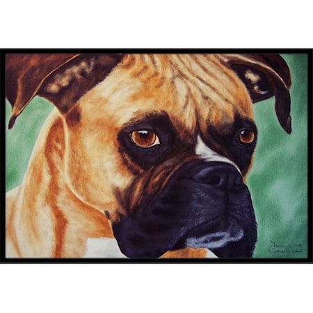 Carolines Treasures Carolines Treasures AMB1029JMAT Boxer by Tanya & Craig Amberson Indoor or Outdoor Mat; 24 x 36 AMB1029JMAT